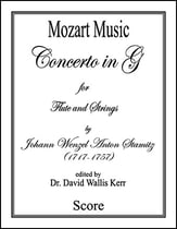 Concerto in G Orchestra sheet music cover